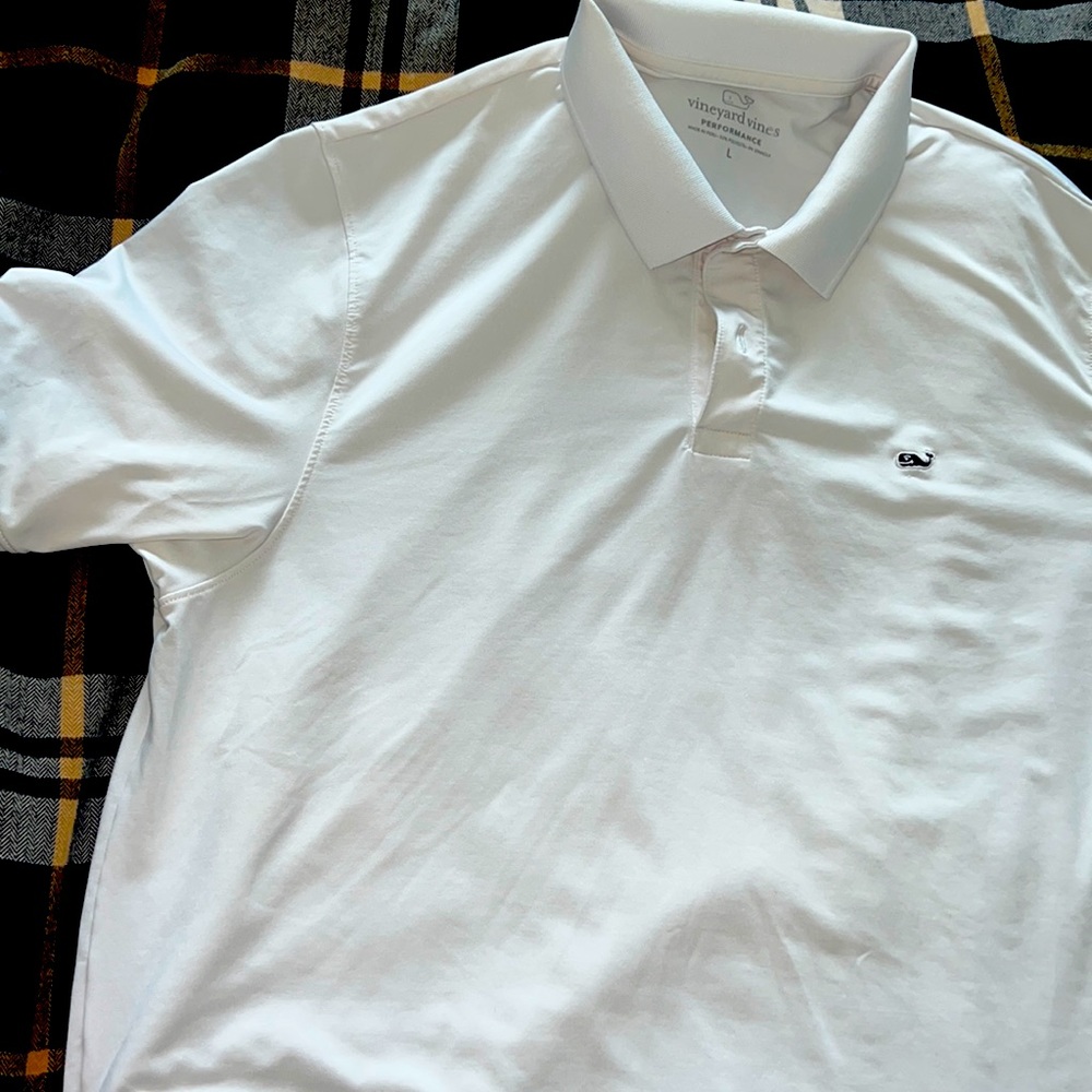 Vineyard Vines performance polo white